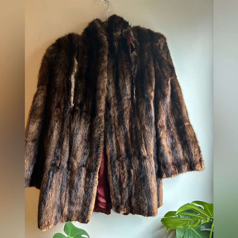 George Benioff Brown Mink Fur Coat